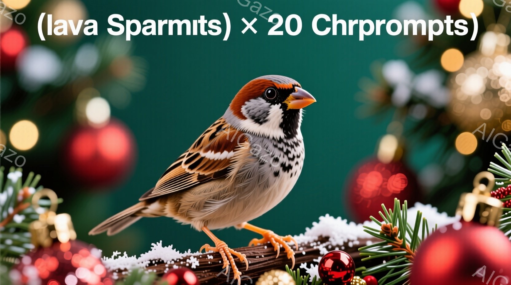 スズメは、冬の厳しい寒さにも負けず、力強く生き抜いている姿を表現しています。背景の光は、まるで希望の光のように、空間全体を明るく照らしています。この絵は、困難を乗り越えて、未来へと向かって進んでいく勇気を私たちに与えてくれます。