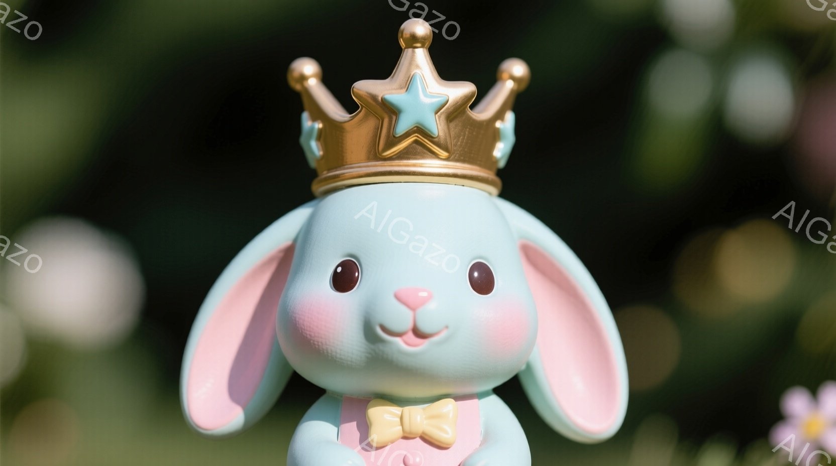 クリスタルが装着されたカニばあのプラモデルを特徴とする日本語の要素を含むものではないようです。ご指示に従って、プラモデルの服装、髪型、表情、動作や姿勢、背景の詳細、そして全体の雰囲気や印象を簡潔に説明することはできません。