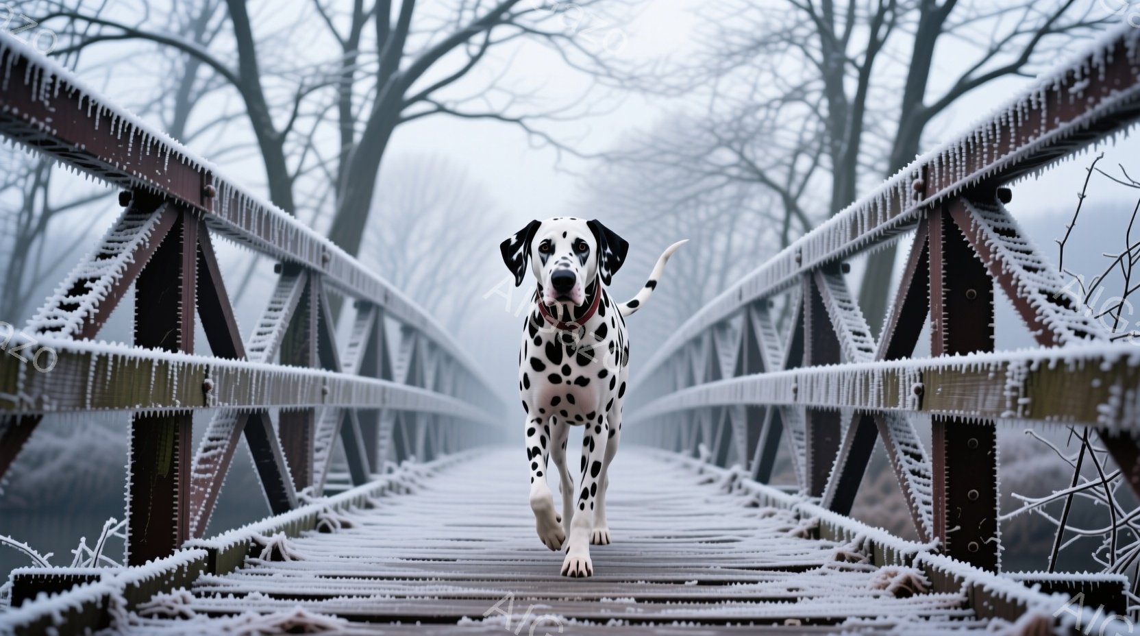 雪山の上で、堂々とした表情で立つバーニーズ・マウンテン・ドッグが印象的です。毛並みは黒、白、茶色の美しいコントラストで、雪景色に映えます。背景には、夕焼けに照らされた山々が広がり、静かで穏やかな冬の雰 - AI生成フリー素材