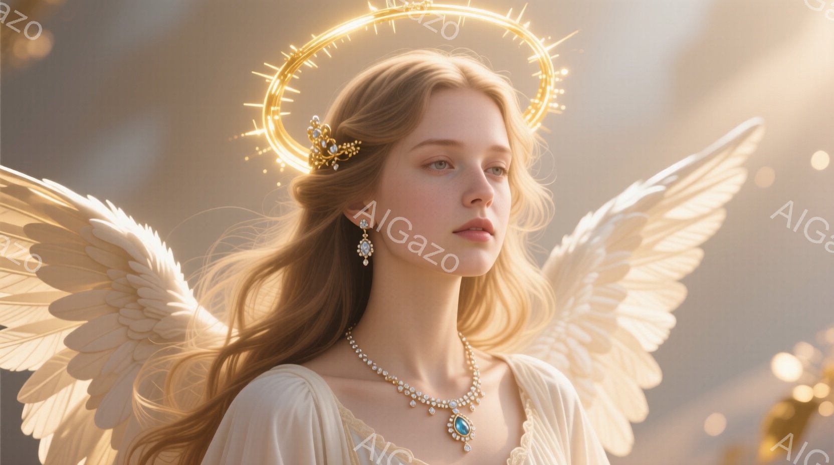 未来的なサイバーパンク都市を背景に、黒髪を後ろでまとめた女性が描かれている。彼女は、発光するラインが入った黒いジャケットを着ており、自信に満ちた、やや厳しい表情で正面を見つめている。背景には、ネオンラ - AI生成フリー素材