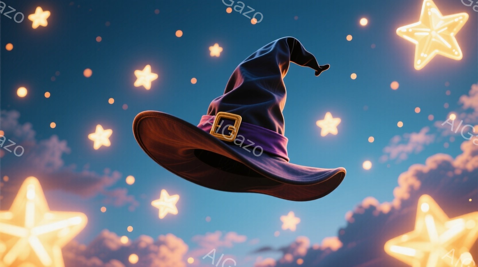 ハロウィーンの夜を舞台に、お城が描かれています。オレンジ色のジャック・オー・ランタンが庭を彩り、黒い蝙蝠が月明かりの下を飛び交っています。お城にはハロウィーンの旗が飾られ、全体的に不気味でありながらも楽しい雰囲気が漂っています。