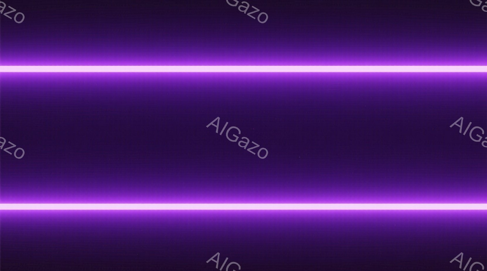 この画像は、暗い紫色の背景に、明るいピンク色の水平線が一本走っているシンプルな構成です。光線はぼやけており、ネオンサインのような印象を与えます。全体的に未来的で、ミニマルな雰囲気を醸し出しています。 - AI生成フリー素材