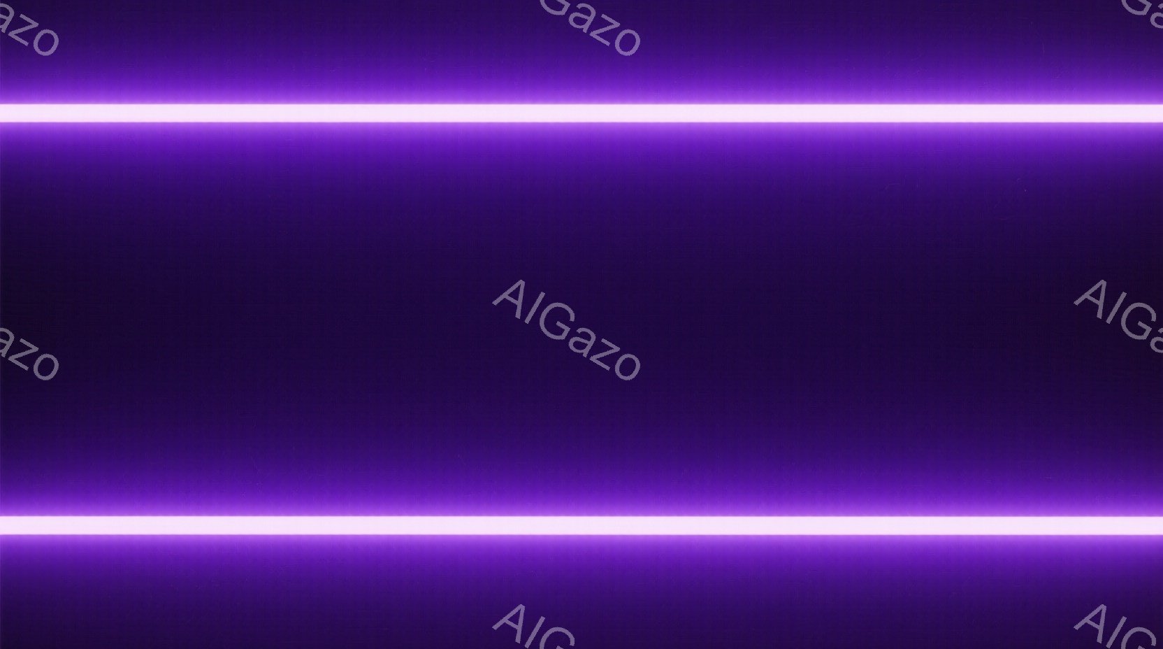 鮮やかな紫色を基調とした画像で、中央に水平な白い光の線が走っています。背景は均一な紫色で、光の線が際立っており、未来的な雰囲気を醸し出しています。光の線は少しぼやけており、ソフトで夢幻的な印象を与えます。