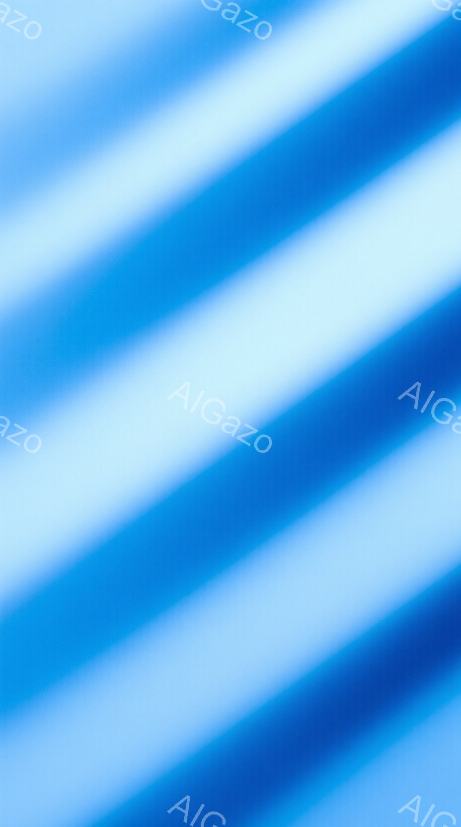 画像は、青と白のストライプが斜めに走る抽象的な表現です。焦点がぼやけており、衣服や人物の特定はできませんが、ストライプの配置から動きや躍動感を感じさせます。全体的にクールで現代的な雰囲気を醸し出しています。