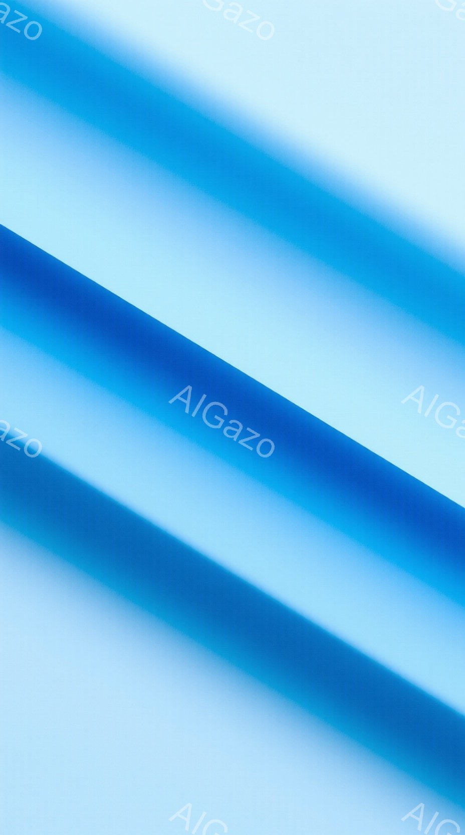 この画像は、青いストライプが幾重にも重なった抽象的な表現で、人物や具体的な背景は特定できません。青色の濃淡が繰り返され、未来的な雰囲気と、無限に続く奥行きを感じさせます。光沢のある質感から、デジタルアートや加工された写真である可能性が考えられます。