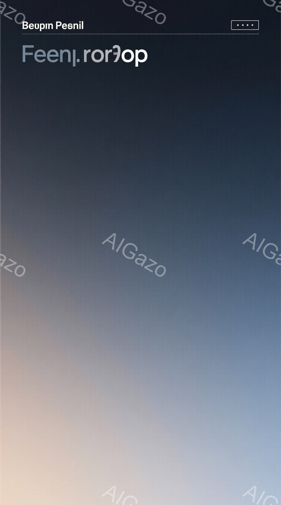 この画像は、淡いグラデーションがかった青色の背景で、人物は写っていません。上部は明るい水色から下部にかけて濃い青色へと移り変わっており、空や海を連想させます。全体的に穏やかで静謐な雰囲気を醸し出しています。